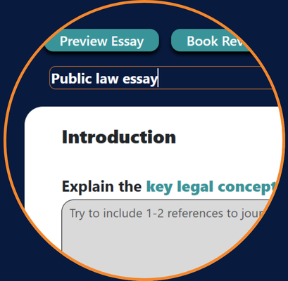 2. Name your law assignment